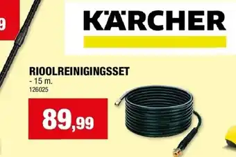 Hubo RIOOLREINIGINGSSET aanbieding