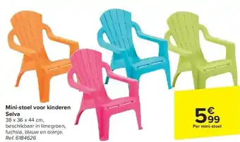 Carrefour Mini-stoel voor kinderen Selva aanbieding