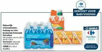 Carrefour Natuurlijk mineraalwater kids aanbieding