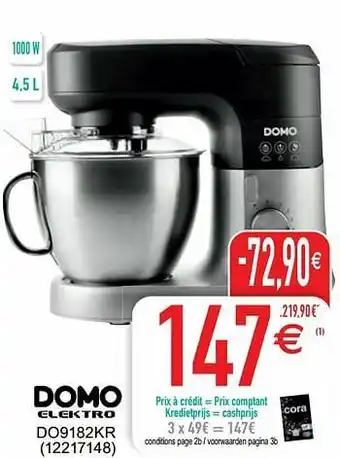 Cora Domo elektro do9182kr aanbieding