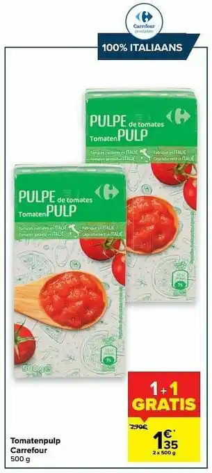 Carrefour Tomatenpulp carrefour aanbieding
