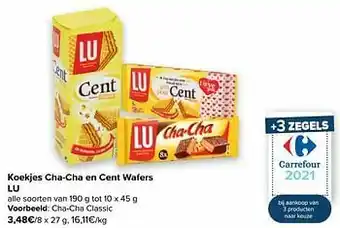 Carrefour Lu cha-cha classic aanbieding