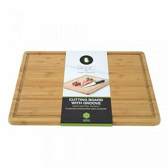Makro Point-Virgule Snijplank met sapgeul 40 x 28 x 2 cm bamboe aanbieding