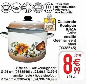 Casserole kookpan ibiza