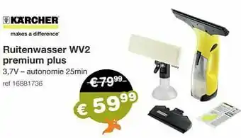 Kärcher ruitenwasser wv2 premium plus