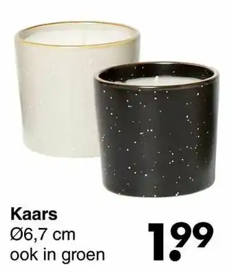 Wibra Kaars aanbieding