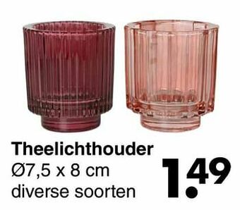 Wibra Theelichthouder aanbieding