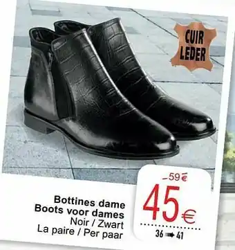 Bottines dame boots voor dames