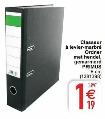 Classeur à levier-marbré ordner met hendel, gemarmerd primus