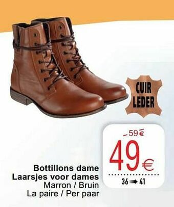 Cora Bottillons dame laarsjes voor dames aanbieding