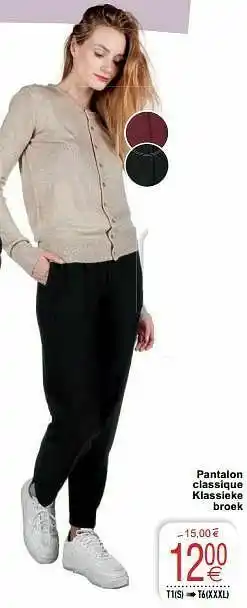 Cora Pantalon classique klassieke broek aanbieding