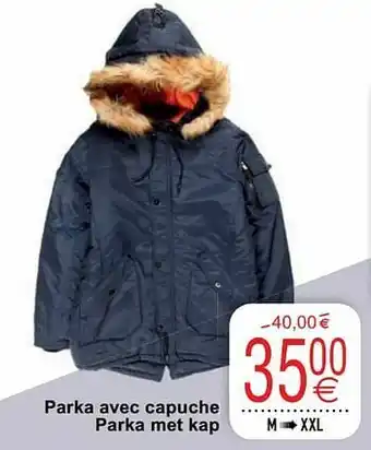 Cora Parka avec capuche parka met kap aanbieding