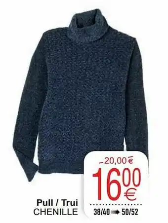 Cora Pull - trui chenille aanbieding