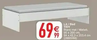 Cora Lit - bed tidy aanbieding