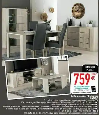 Salle à manger - eetkamer antibe