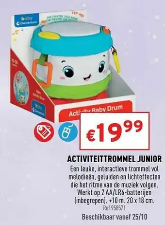 Trafic Activiteittrommel junior aanbieding