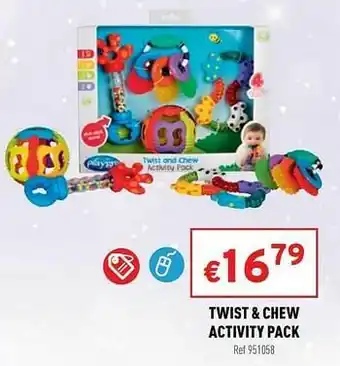 Trafic Twist + chew activity pack aanbieding