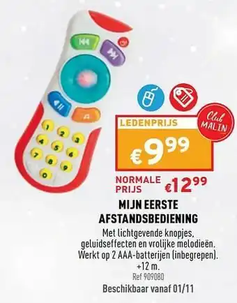 Mijn eerste afstandsbediening
