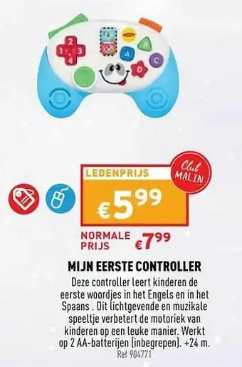 Mijn eerste controller