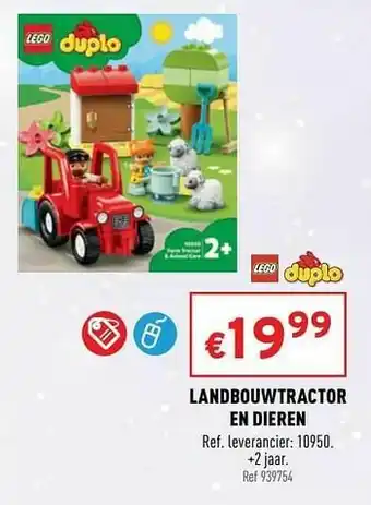 Landbouwtractor en dieren
