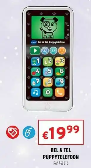 Bel + tel puppytelefoon