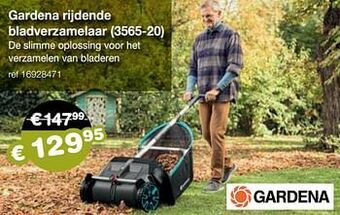 Europoint Gardena rijdende bladverzamelaar 3565-20 aanbieding