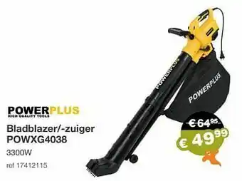 Europoint Powerplus bladblazer--zuiger powxg4038 aanbieding