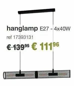 Europoint Hanglamp e27 aanbieding