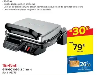 Carrefour Grill GC305012 Classic aanbieding