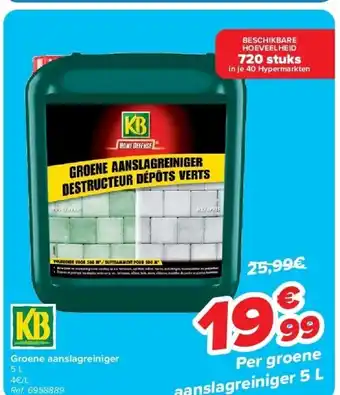 Carrefour Groene aanslagreiniger aanbieding