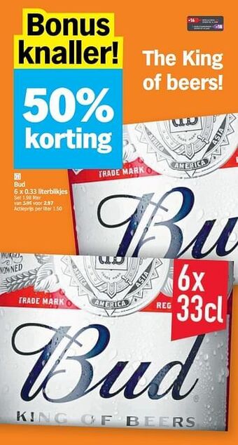 Albert Heijn Bud aanbieding