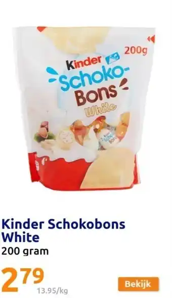 Action Kinder Schokobons White aanbieding