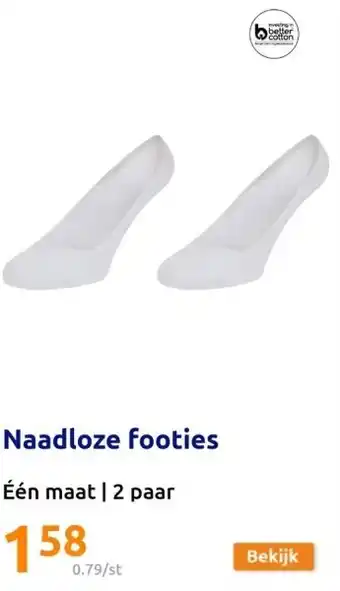 Action Naadloze footies aanbieding