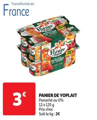 Auchan PANIER DE YOPLAIT aanbieding