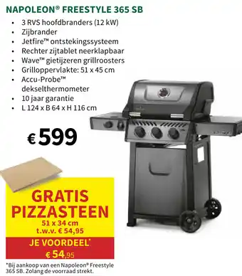 Horta NAPOLEON FREESTYLE 365 SB aanbieding