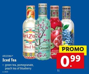 Lidl Arizona Iced Tea aanbieding