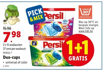 Lidl Duo-caps aanbieding