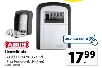 Lidl Sleutelkluis aanbieding