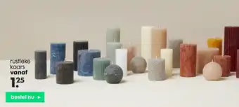 HEMA Rustieke Kaars aanbieding