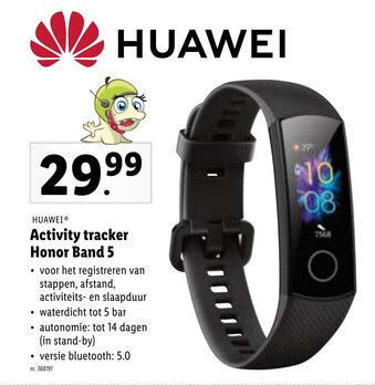 Lidl Huawei Activity tracker Honor Band 5 aanbieding