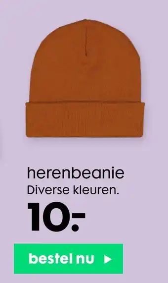 Herenbeanie Diverse Kleuren