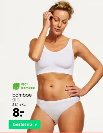 HEMA Bamboe Slip S t/m XL aanbieding