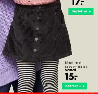 HEMA Kinderrok 86-92 t/m 158-164 aanbieding