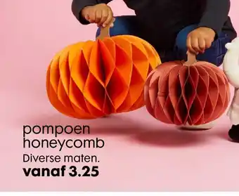 HEMA Pompoen Honeycomb aanbieding