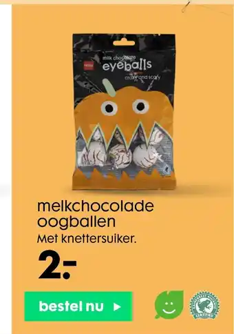 HEMA Melkchocolade Oogballen aanbieding