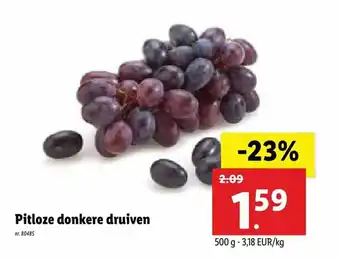 Pitloze Donkere Druiven 500g