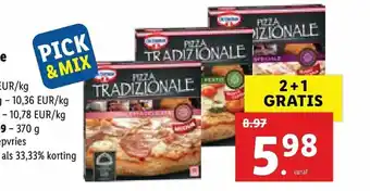Lidl Pizza Tradizionale aanbieding