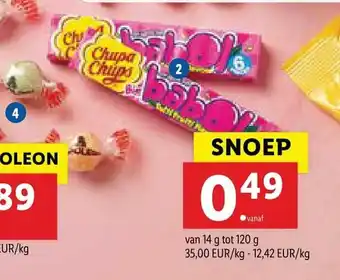Look-O-Look Chupa Chup Snoep Big Babol, Best of, Melody Pops, Cray Dips Aardbei of Cola