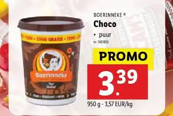 Lidl Choco 950g aanbieding