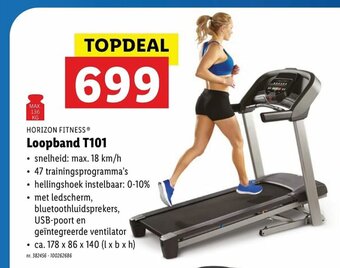 Loopband T101 178 x 86 x 140 cm